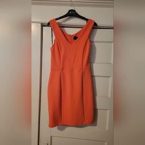 Orange Kardashian Kollection Cocktail Dress